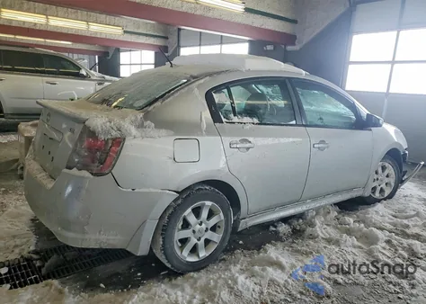 2012 Nissan Sentra 2.0 z USA, uszkodzony, nr VIN 3N1AB6AP7CL608752